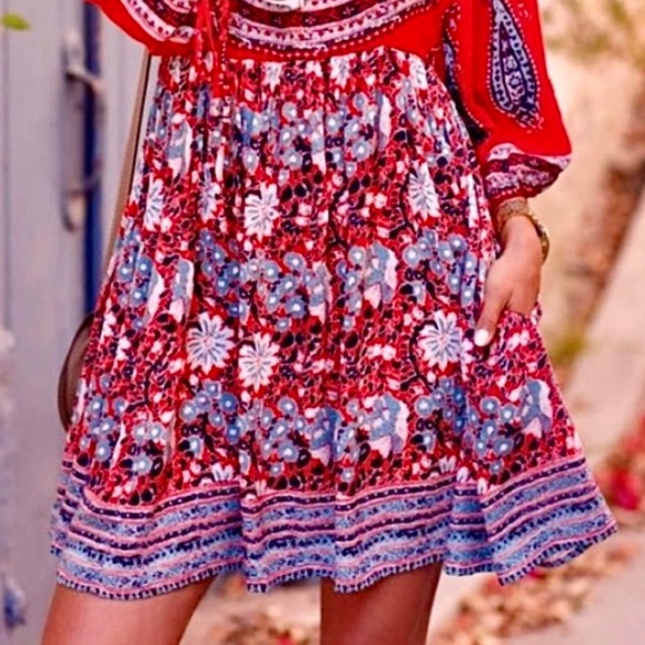 🌺🎉HP🎉🌺 NWOT Free People Midsummers Dream Mini Dress - Picture 7 of 15